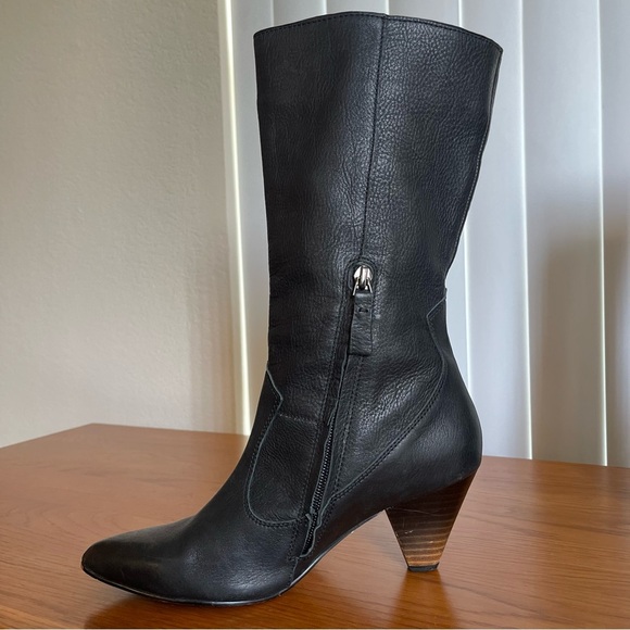 Naked Feet Semper Leather Boots Size 6.5 Black - Picture 5 of 16